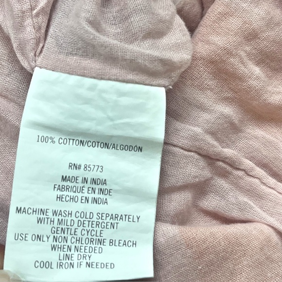 O'Neill Tatum Tie Front Romper Pink Striped Retro Beach Size Medium - Picture 9 of 13